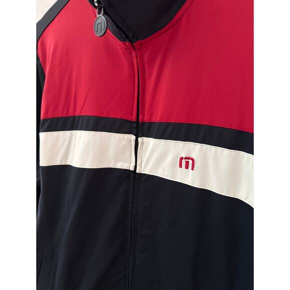 Travis Mathew Full Zip Colorblok Hartigan Jacket Black Size Medium - Picture 10 of 14